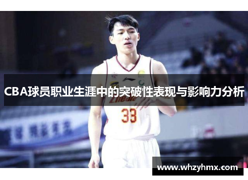 CBA球员职业生涯中的突破性表现与影响力分析